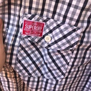 Superdry plaid button down